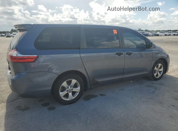 5TDZK3DC6GS753532 2016 TOYOTA SIENNA Синий Вид задних сидений