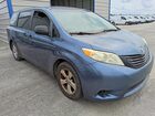 2016 Toyota Sienna L 7-passenger Синий vin: 5TDZK3DC6GS753532