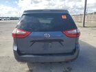 2016 Toyota Sienna L 7-passenger Синий vin: 5TDZK3DC6GS753532 Damage: Rear Bumper, Chipped, 10 Or More