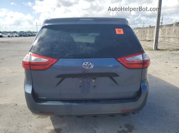 5TDZK3DC6GS753532 2016 TOYOTA SIENNA Синий Вид наклейки с VIN-кодом