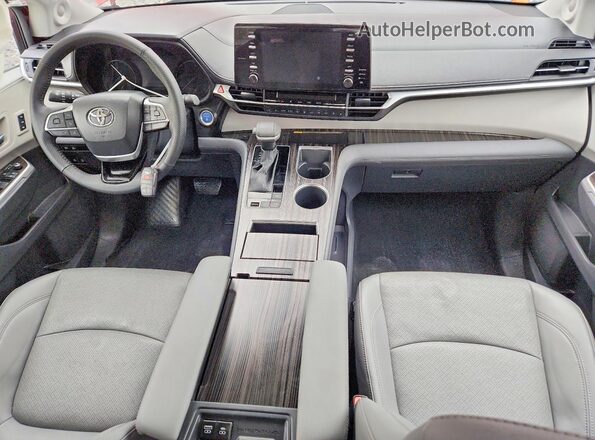 5TDZSKFC6PS085075 2023 TOYOTA LIMITED Красный Вид панели приборов