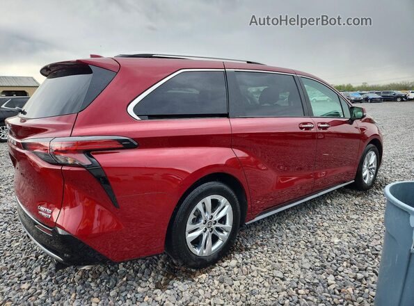 5TDZSKFC6PS085075 2023 TOYOTA LIMITED Красный Задняя правая четверть