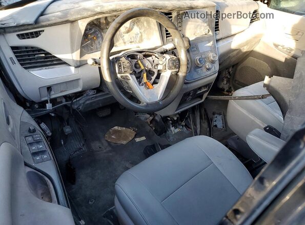 5TDZZ3DC2LS066814 2020 TOYOTA SIENNA Black Առջևի վահանակի տեսք