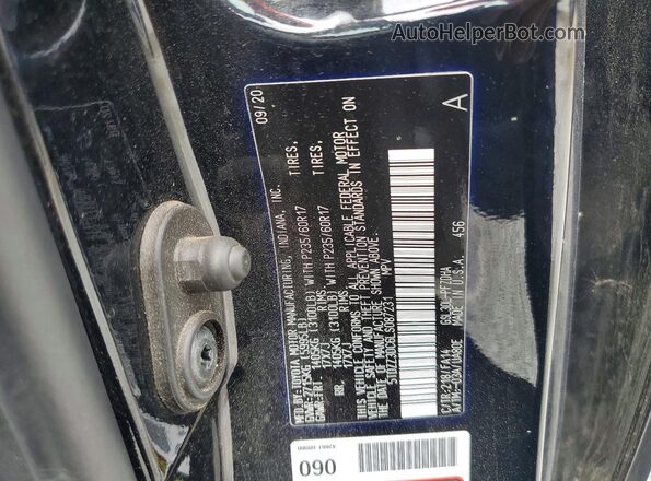 5TDZZ3DC6LS087231 2020 TOYOTA SIENNA Двухцветный Вид наклейки с VIN-кодом