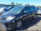 2018 Toyota Sienna L 7 Passenger Black vin: 5TDZZ3DC9JS962007