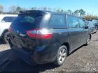 2018 Toyota Sienna L 7 Passenger Black vin: 5TDZZ3DC9JS962007