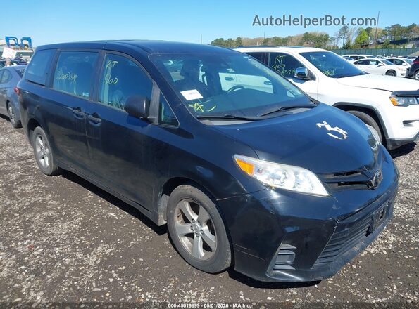 5TDZZ3DC9JS962007 2018 TOYOTA SIENNA Black Przód prawy