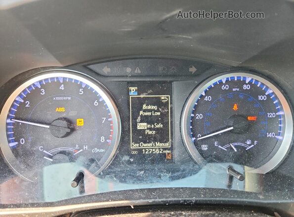 5TDZZRFH2JS251244 2018 TOYOTA HIGHLANDER Серебряный Вид щитка приборов
