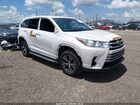 2018 Toyota Highlander Le White vin: 5TDZZRFH2JS264415