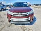 2017 Toyota Highlander Le Красный vin: 5TDZZRFH3HS204802