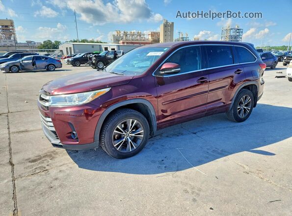 5TDZZRFH3HS204802 2017 TOYOTA HIGHLANDER Красный Передняя левая четверть