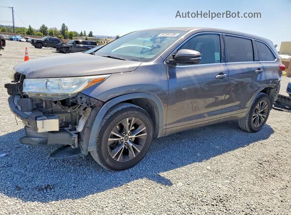 5TDZZRFH3JS236901 2018 TOYOTA HIGHLANDER Угольный Передняя левая четверть
