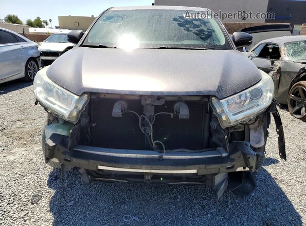 5TDZZRFH3JS236901 2018 TOYOTA HIGHLANDER Угольный Вид спереди