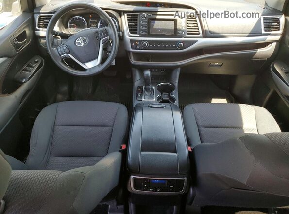 5TDZZRFH3JS236901 2018 TOYOTA HIGHLANDER Угольный Вид панели приборов