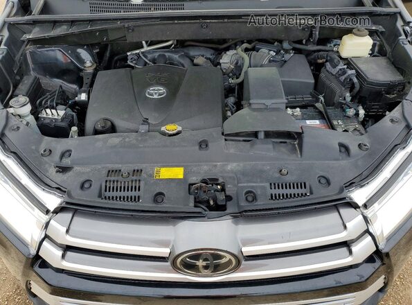 5TDZZRFH5HS217471 2017 TOYOTA HIGHLANDER Black Սալոնի հետևի տեսք