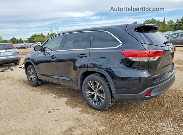 5TDZZRFH5HS217471 2017 TOYOTA HIGHLANDER Black Հետևի ձախ