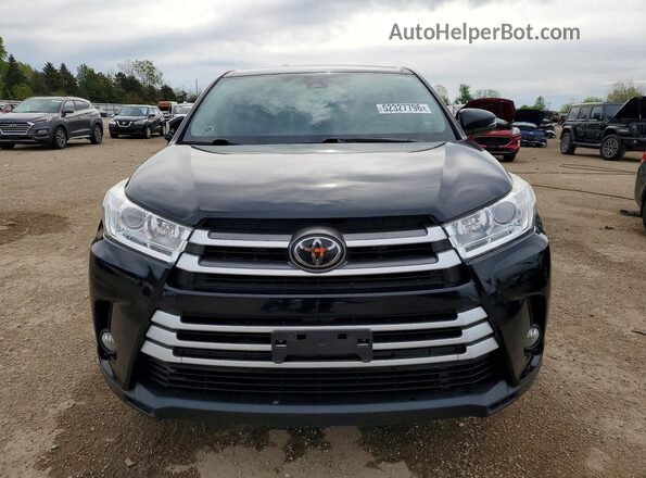 5TDZZRFH5HS217471 2017 TOYOTA HIGHLANDER Black Դիմացի տեսք