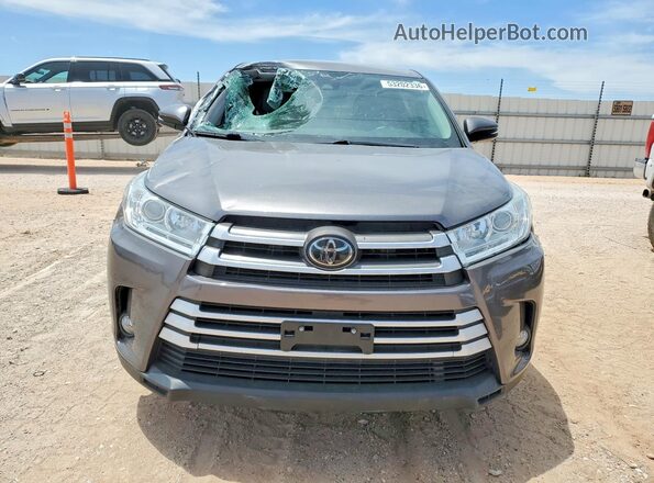 5TDZZRFH6JS236679 2018 TOYOTA HIGHLANDER Коричневый Вид спереди