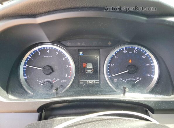 5TDZZRFH6JS236679 2018 TOYOTA HIGHLANDER Коричневый Вид щитка приборов