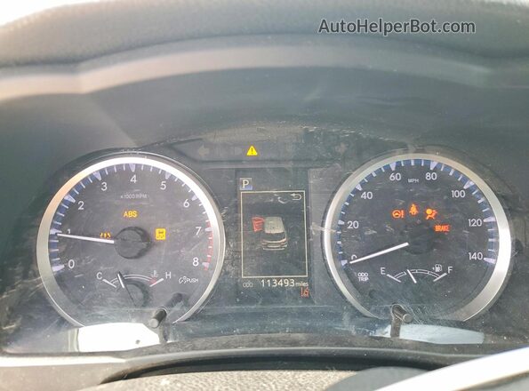 5TDZZRFH8JS247876 2018 TOYOTA LE Белый Вид щитка приборов