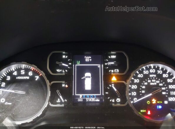 5TFAY5F11LX893589 2020 TOYOTA TUNDRA Black Widok tylnych siedzeń