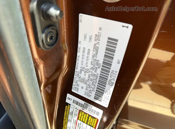 5TFAY5F14GX548014 2016 TOYOTA TUNDRA Brown უკანა სავარძლების ხედი