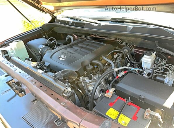 5TFAY5F14GX548014 2016 TOYOTA TUNDRA Brown წინა სალონის ხედი