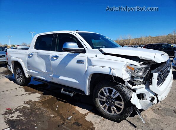 5TFAY5F17KX811797 2019 TOYOTA TUNDRA Белый Передняя правая четверть