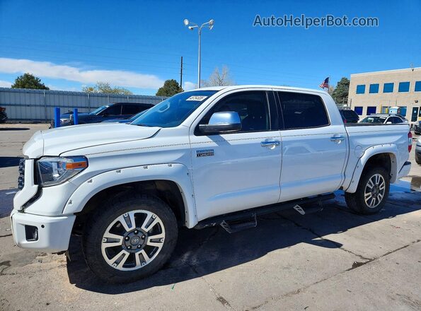 5TFAY5F17KX811797 2019 TOYOTA TUNDRA Белый Передняя левая четверть
