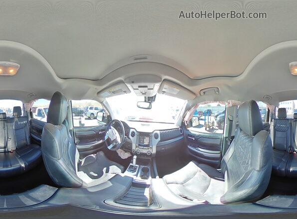 5TFAY5F17KX811797 2019 TOYOTA TUNDRA Белый Панорамный вид салона 360°