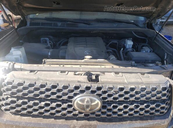 5TFAY5F17KX836277 2019 TOYOTA TUNDRA Brown Vista interior trasera