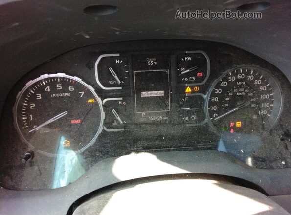 5TFAY5F17KX836277 2019 TOYOTA TUNDRA Brown Vista del cuadro de instrumentos
