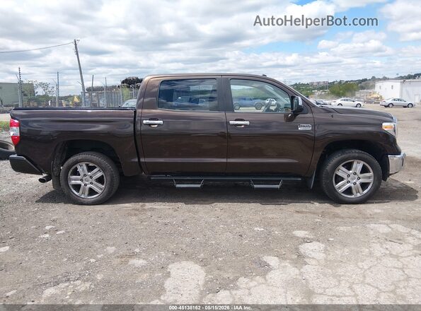 5TFAY5F18KX869935 2019 TOYOTA TUNDRA Brown Вид задньої частини салону