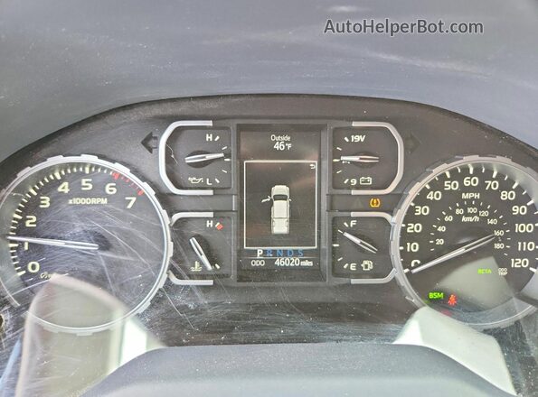 5TFBY5F13MX960070 2021 TOYOTA TUNDRA White ხელსაწყოთა პანელის ხედი