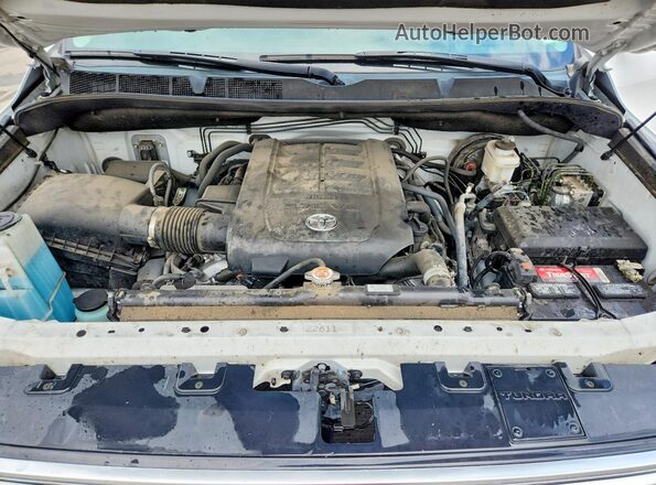 5TFBY5F13MX960070 2021 TOYOTA TUNDRA White უკანა სალონის ხედი