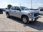 2019 Toyota Tundra Sr5 5.7l V8 Silver vin: 5TFDW5F17KX852739