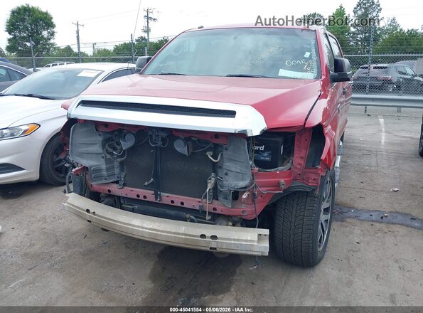 5TFDW5F18HX602659 2017 TOYOTA TUNDRA Красный Вид спереди