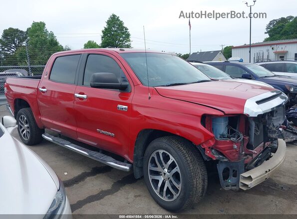 5TFDW5F18HX602659 2017 TOYOTA TUNDRA Красный Панорамный вид салона 360°