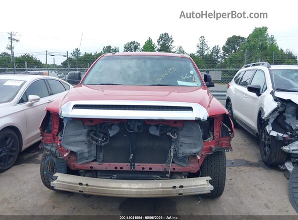 5TFDW5F18HX602659 2017 TOYOTA TUNDRA Красный Вид задней части салона