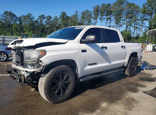 5TFDY5F14KX803203 2019 TOYOTA TUNDRA White Առջևի ձախ երեք քառորդ տեսարան