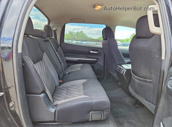 5TFDY5F15KX808409 2019 TOYOTA TUNDRA Black Вид задніх сидінь