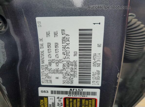5TFDY5F19KX804993 2019 TOYOTA TUNDRA Серый Вид подкапотного пространства