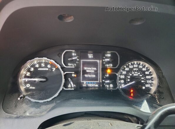 5TFEM5F18KX141691 2019 TOYOTA TUNDRA Желто-коричневый Вид щитка приборов