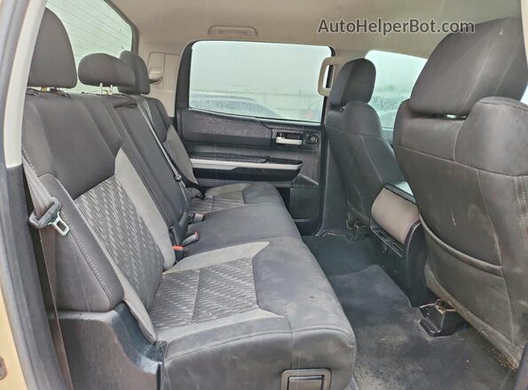 5TFEM5F18KX141691 2019 TOYOTA TUNDRA Желто-коричневый Вид задних сидений