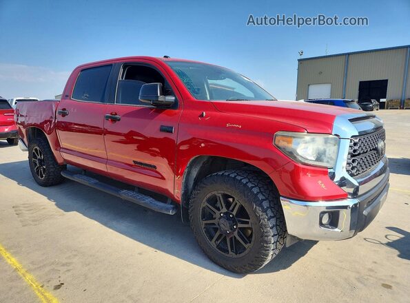 5TFEY5F10KX247735 2019 TOYOTA TUNDRA Red Передня права чверть
