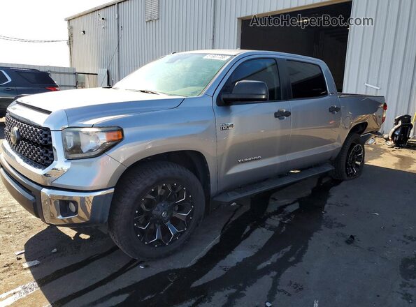 5TFEY5F12KX253357 2019 TOYOTA TUNDRA Silver Przód lewy