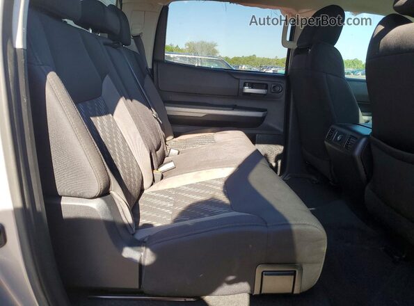 5TFEY5F12KX253357 2019 TOYOTA TUNDRA Silver Widok tylnych siedzeń