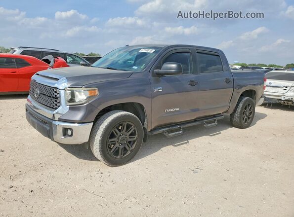 5TFEY5F16KX253197 2019 TOYOTA TUNDRA Gray წინა მარცხენა ხედი სამი მეოთხედიდან