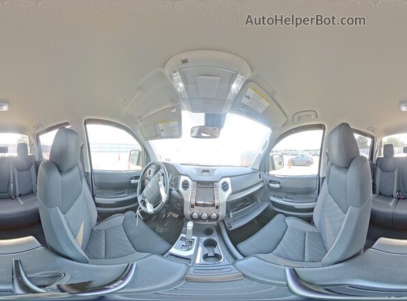 5TFEY5F16KX253197 2019 TOYOTA TUNDRA Gray VIN კოდის სტიკერის ხედი