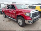 2019 Toyota Tundra Sr5 5.7l V8 Red vin: 5TFEY5F17KX247084